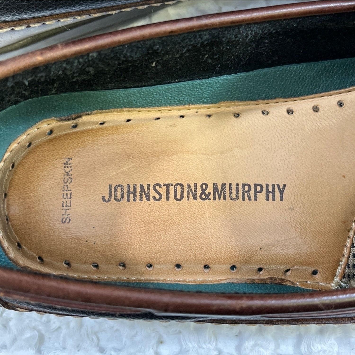 Johnston & Murphy Johnston & Murphy Men's Black/Brown Shoes/Loafers Sz 9.5M SK Size US 9.5 / EU 42-43 - 6 Thumbnail