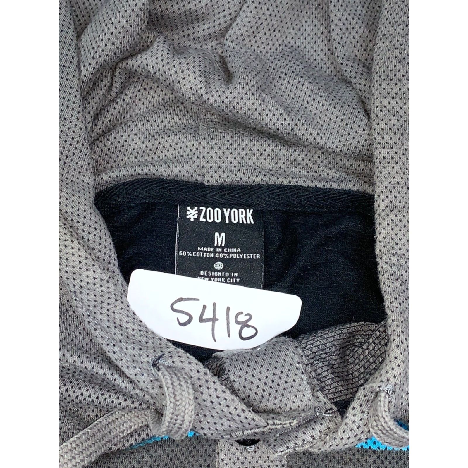 Zoo York Zoo York Mens Hoodie Long Sleeve Henley Striped M Black Size US M / EU 48-50 / 2 - 3 Thumbnail