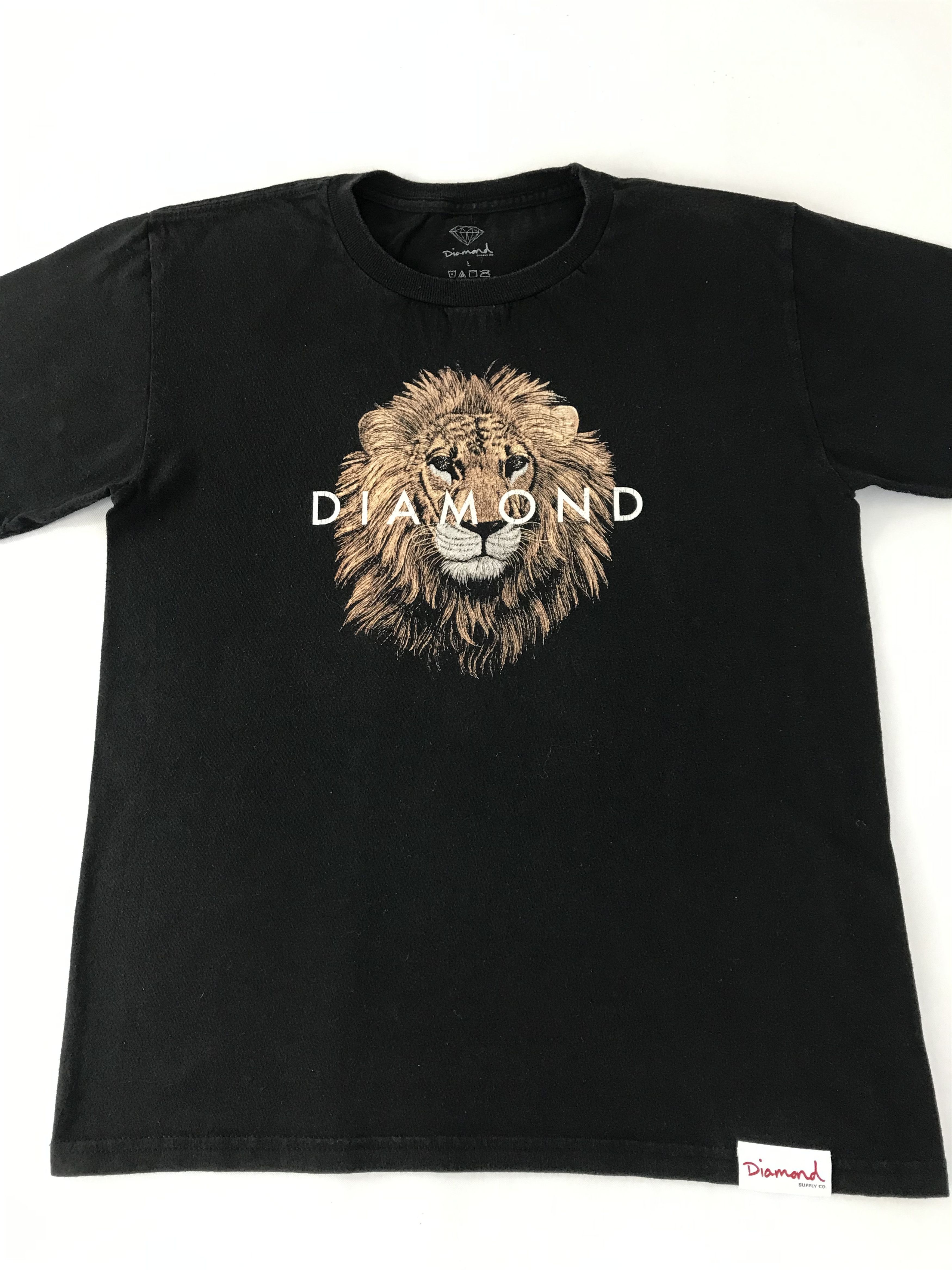 Diamond Supply Co. Diamond Supply Co Big Male Lion Graphic Printed Tee Size US S / EU 44-46 / 1 - 3 Thumbnail