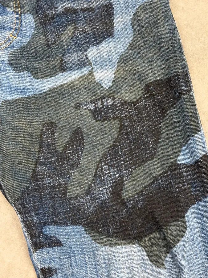 Dsquared2 SS2019 DSquared2 Blue Camo Denim Jeans Size 26" / US 2 / IT 38 - 8 Thumbnail