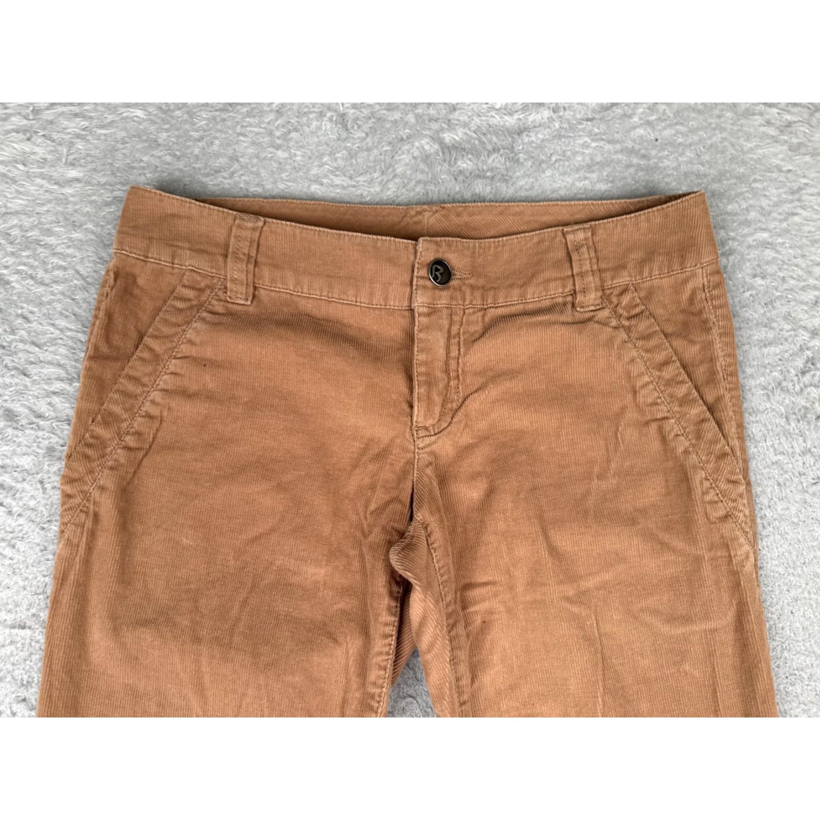 Vintage Rubbish Khakis Jeans Juniors 0 Brown Mid Rise Corduroy 27x31 Pockets Casual Vintage: No Heritage 90s Girls Girls? Size 25" / US 0 / IT 36 - 4 Thumbnail