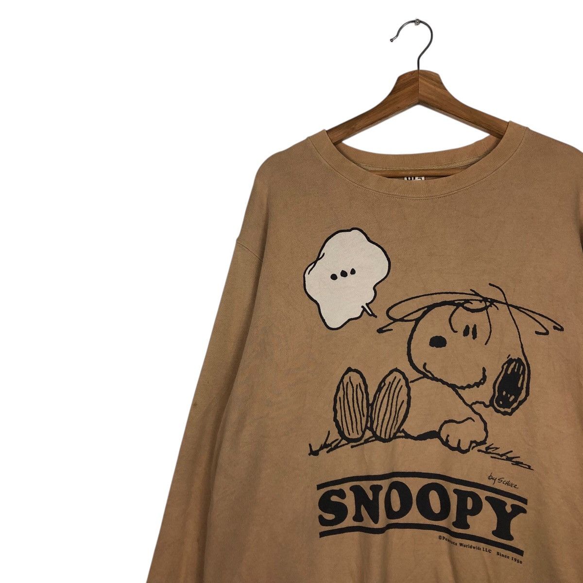 Japanese Brand 📌Vintage Sweatshirt Peanuts Snoopey Big Logo Design Size US XL / EU 56 / 4 - 8 Thumbnail