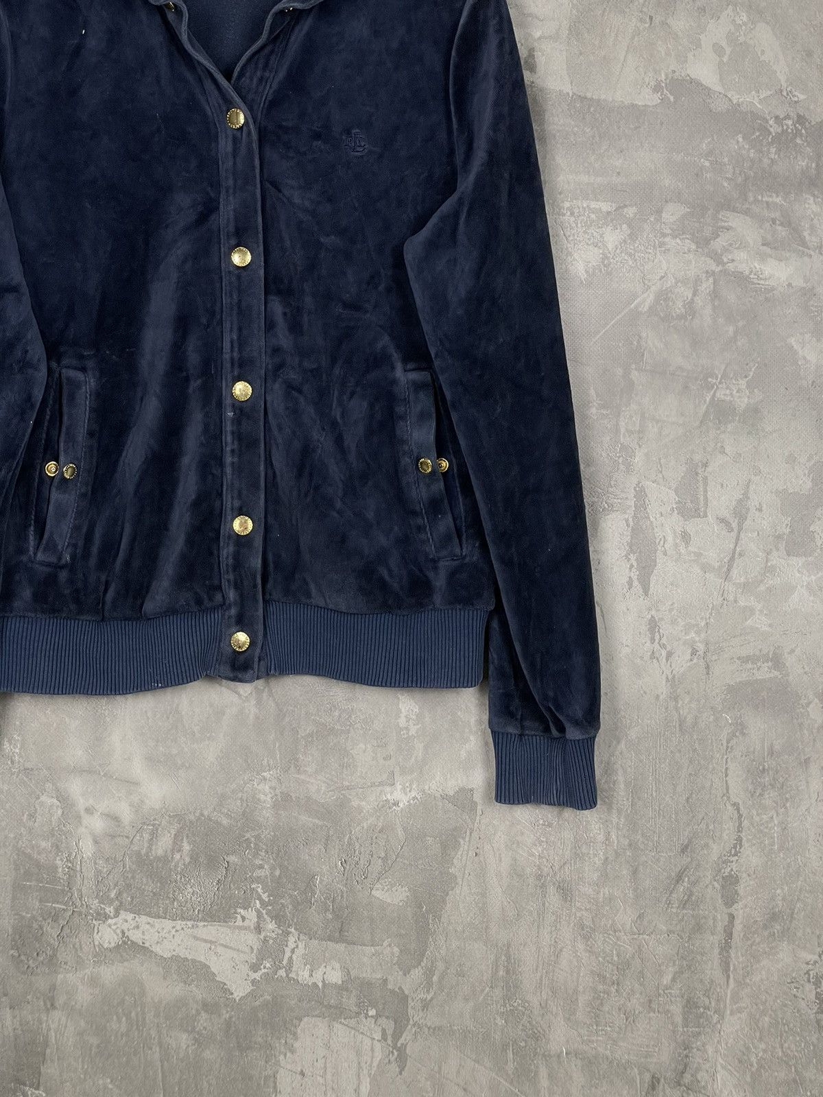 Polo Ralph Lauren Polo Ralph Lauren Velour Luxury Button Ups Sweatshirt Size S / US 4 / IT 40 - 6 Thumbnail