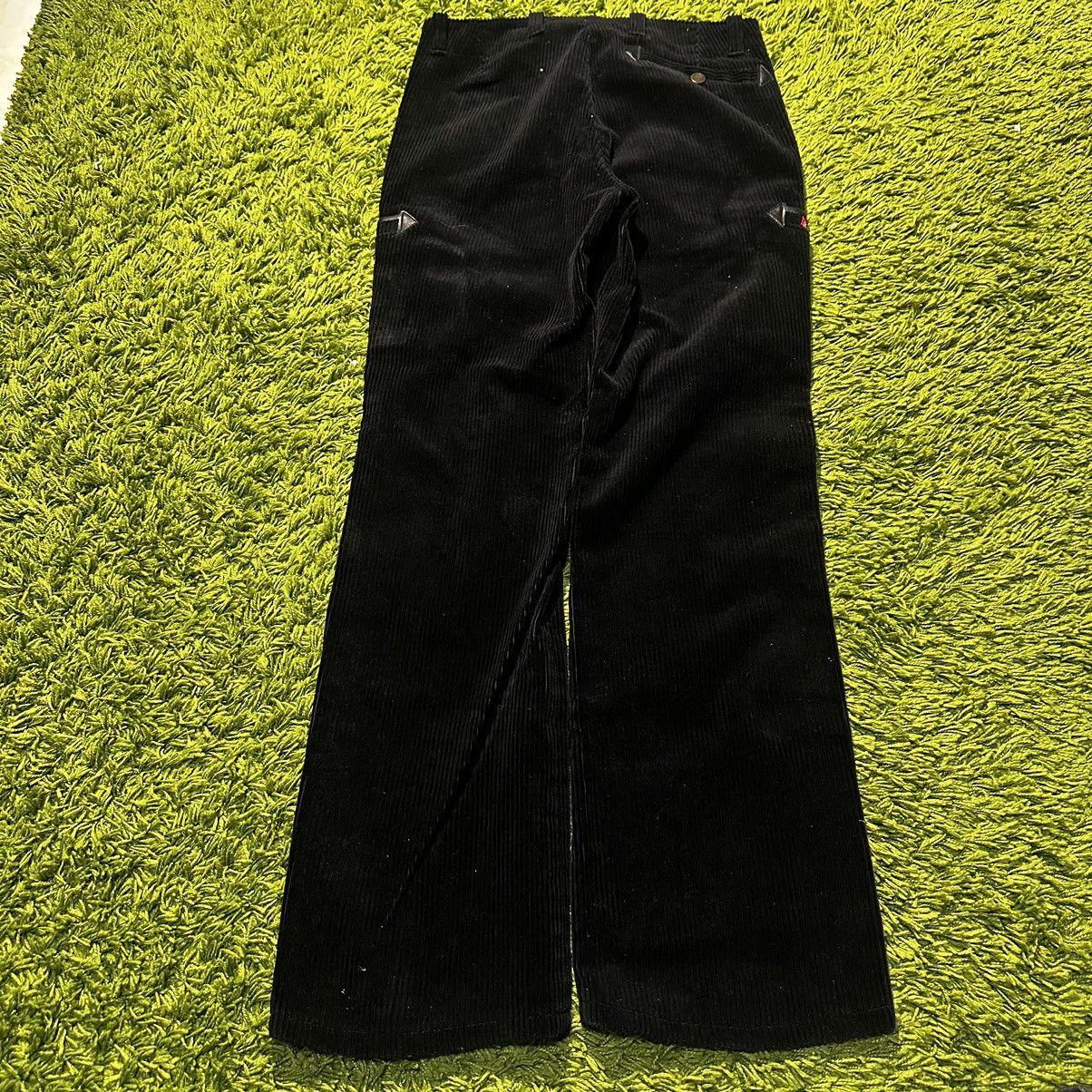 Other Crazy Rare Black corduroy Oyster European Workwear Pants Size US 32 / EU 48 - 2 Thumbnail