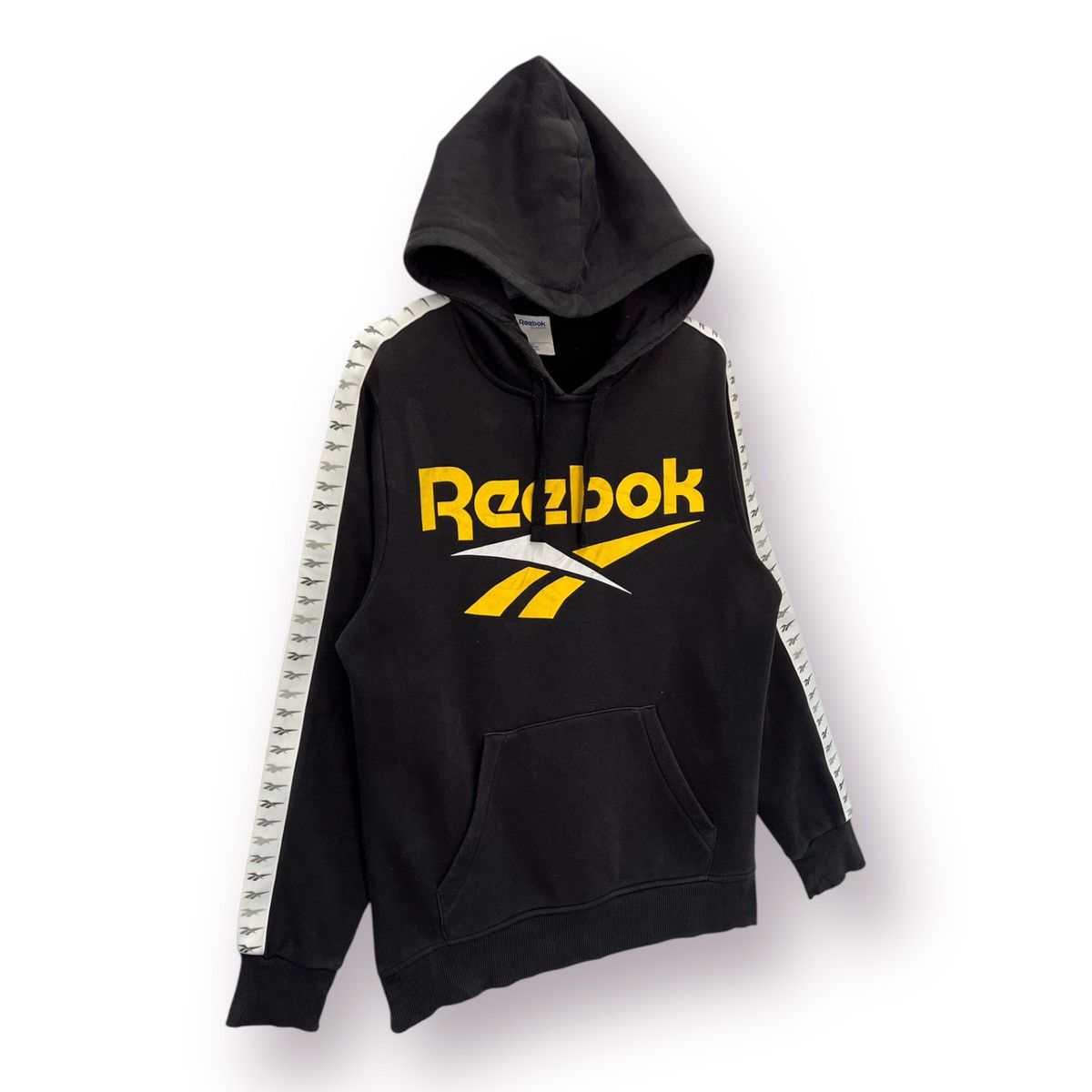 Reebok 🔥 Vintage side tape REEBOK CLASSIC hoodie - M Size US S / EU 44-46 / 1 - 3 Thumbnail