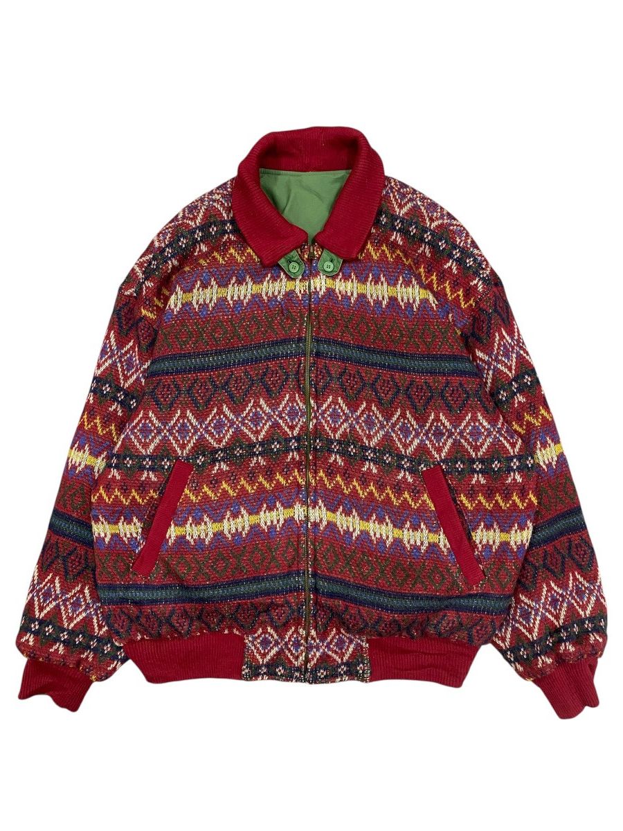 Vintage Mc Gregor Wool Bomber Jacket Revisible