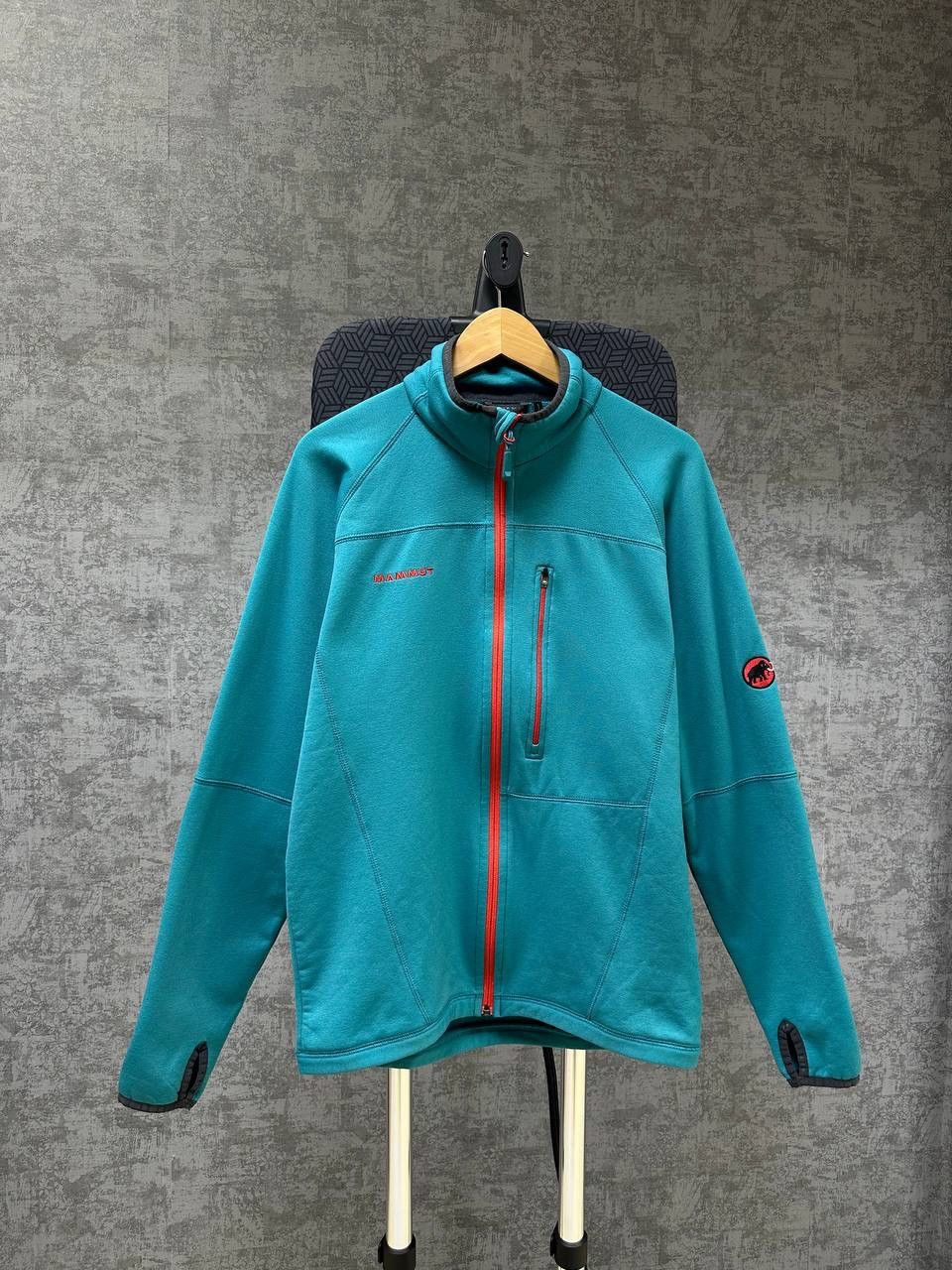 Mammut × Vintage Vintage Mammut Polartec Outdoor Zip Hoodie Big Logo Size US XL / EU 56 / 4 - 1 Thumbnail