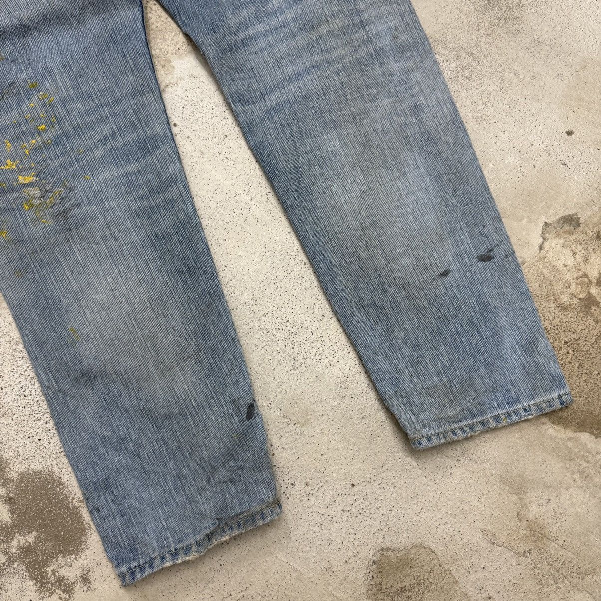 Japanese Brand Japanese Distressed Paint Splitter Dirty Denim Pants Size 27" / US 4 / IT 40 - 11 Thumbnail