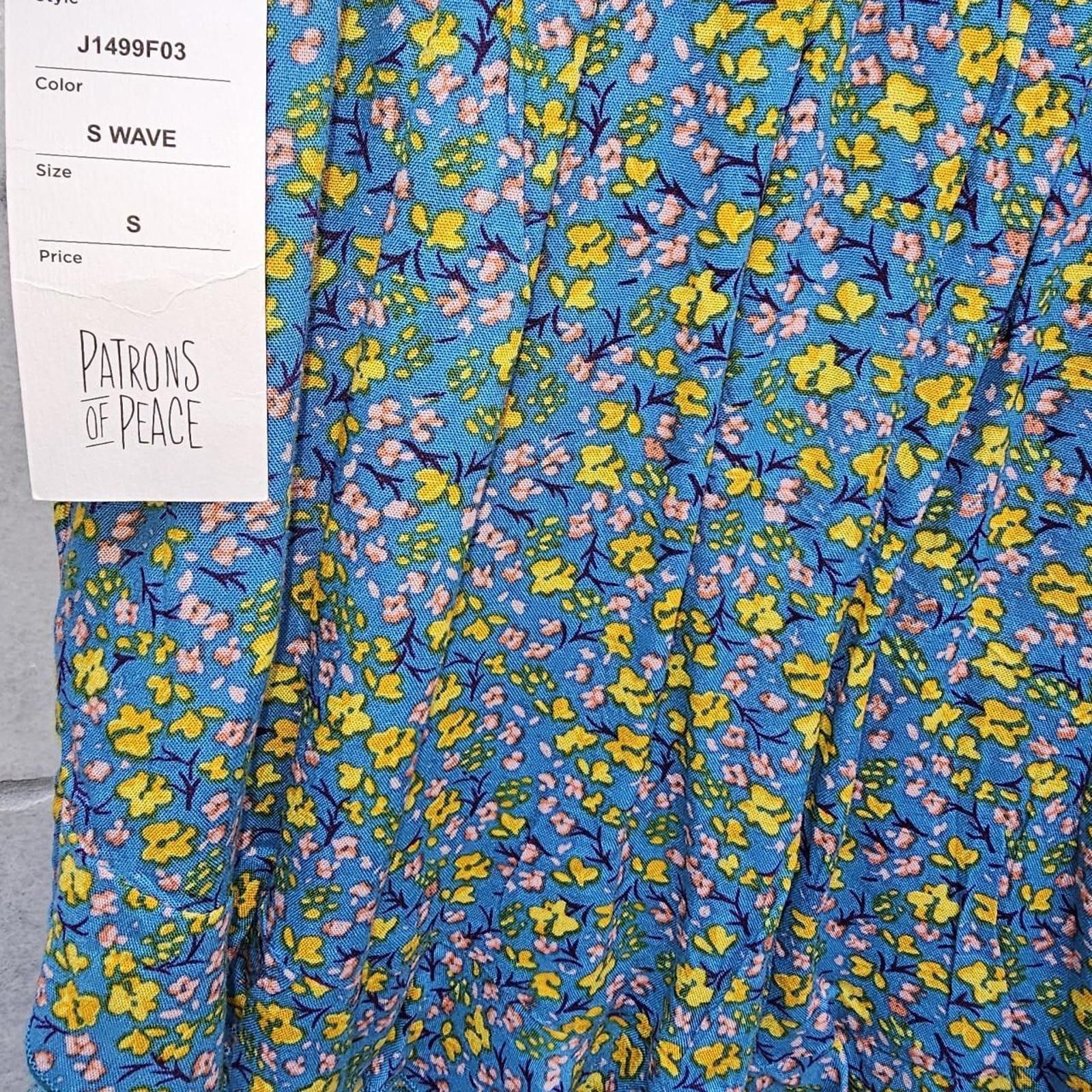Other Women's Blue Floral Skirt Size 28" / US 6 / IT 42 - 4 Thumbnail
