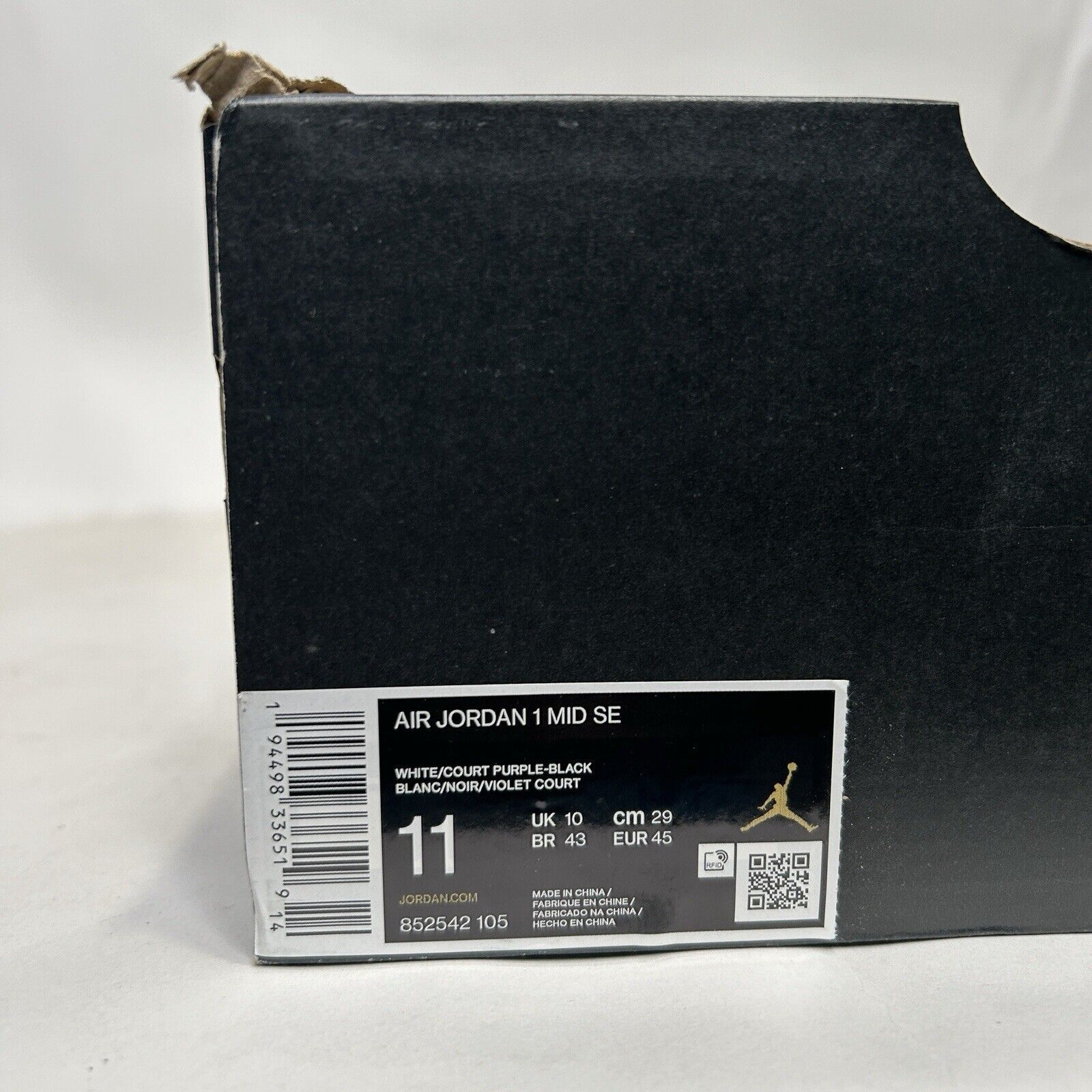 Nike Nike Air Jordan 1 Mid SE “Varsity Court Purple” 2024 Size US 11 / EU 44 - 6 Thumbnail