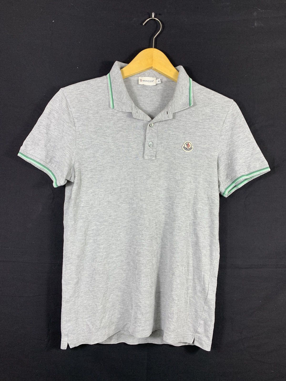Moncler Vintage Moncler Maglia polo short sleeve Size US S / EU 44-46 / 1 - 1 Thumbnail