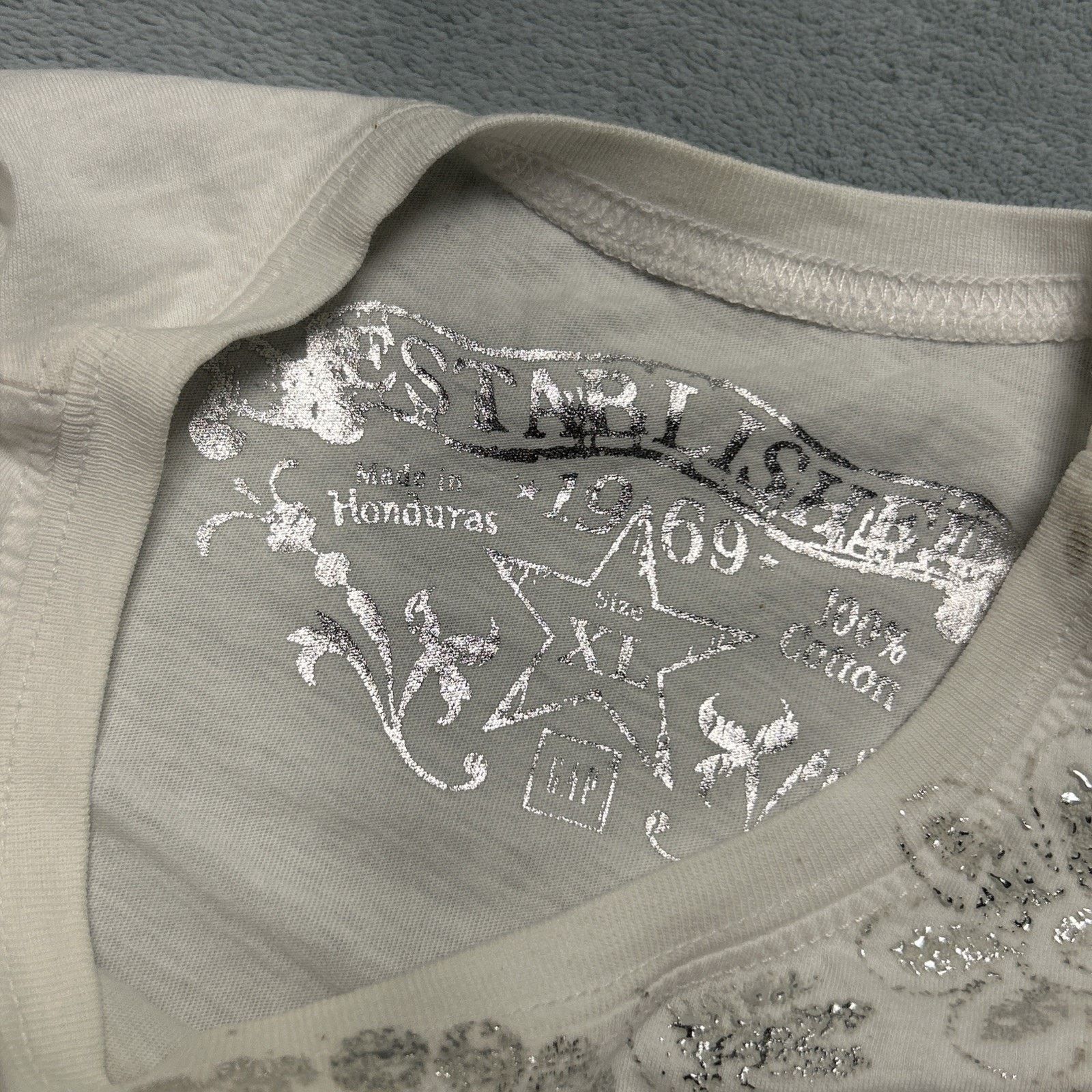 Affliction GAP Affliction Style Top Youth Girls XL Floral Angel Wing Size XL / US 12-14 / IT 48-50 - 6 Thumbnail