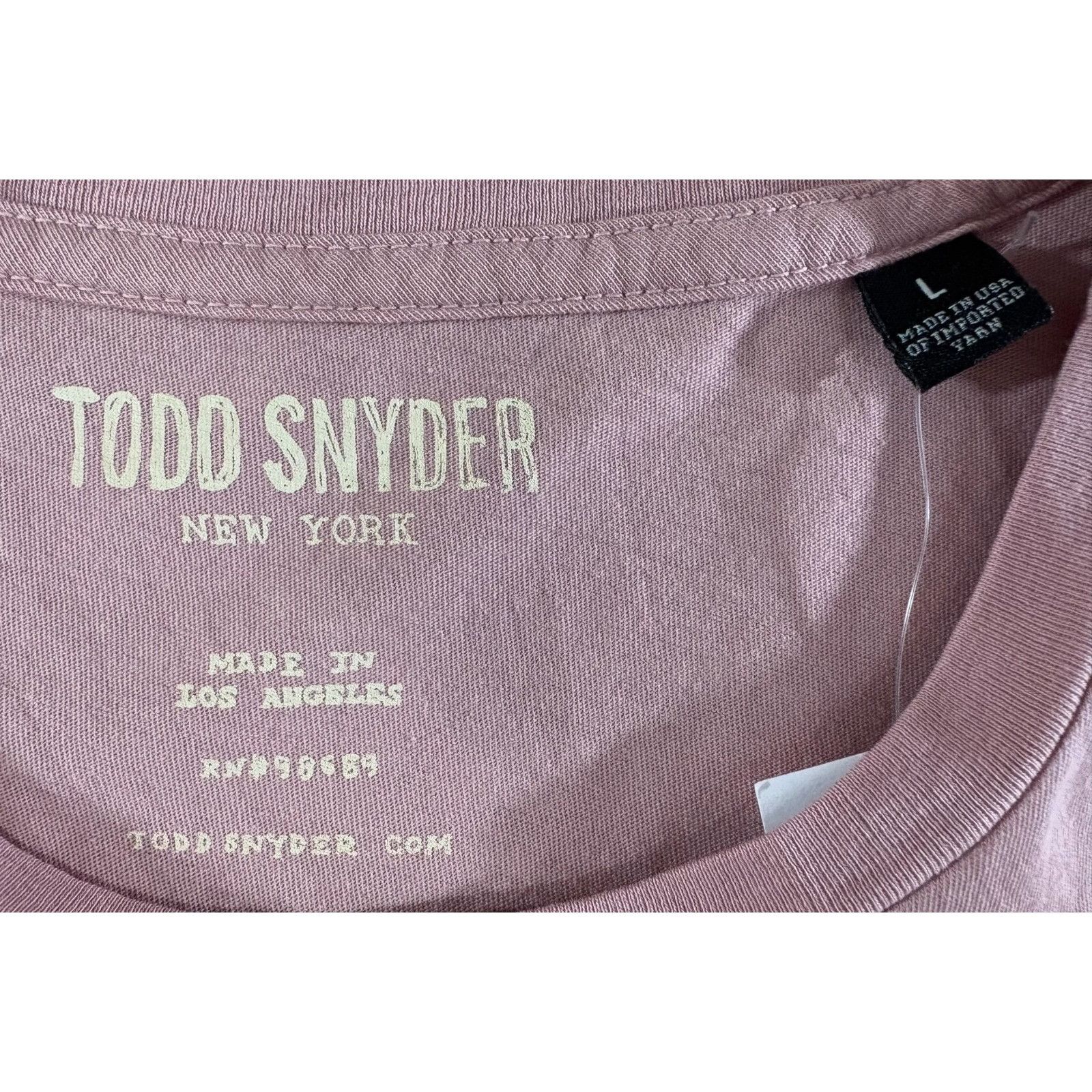 Champion CHAMPION x TODD SNYDER classic Tee sz L color pinkwater NWT Size US L / EU 52-54 / 3 - 2 Thumbnail
