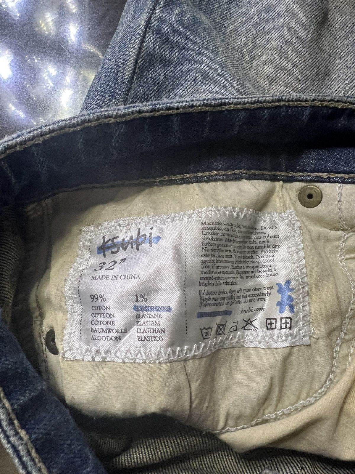 Jean Ksubi van winkle originate trashed size 32 Size US 32 / EU 48 - 3 Thumbnail