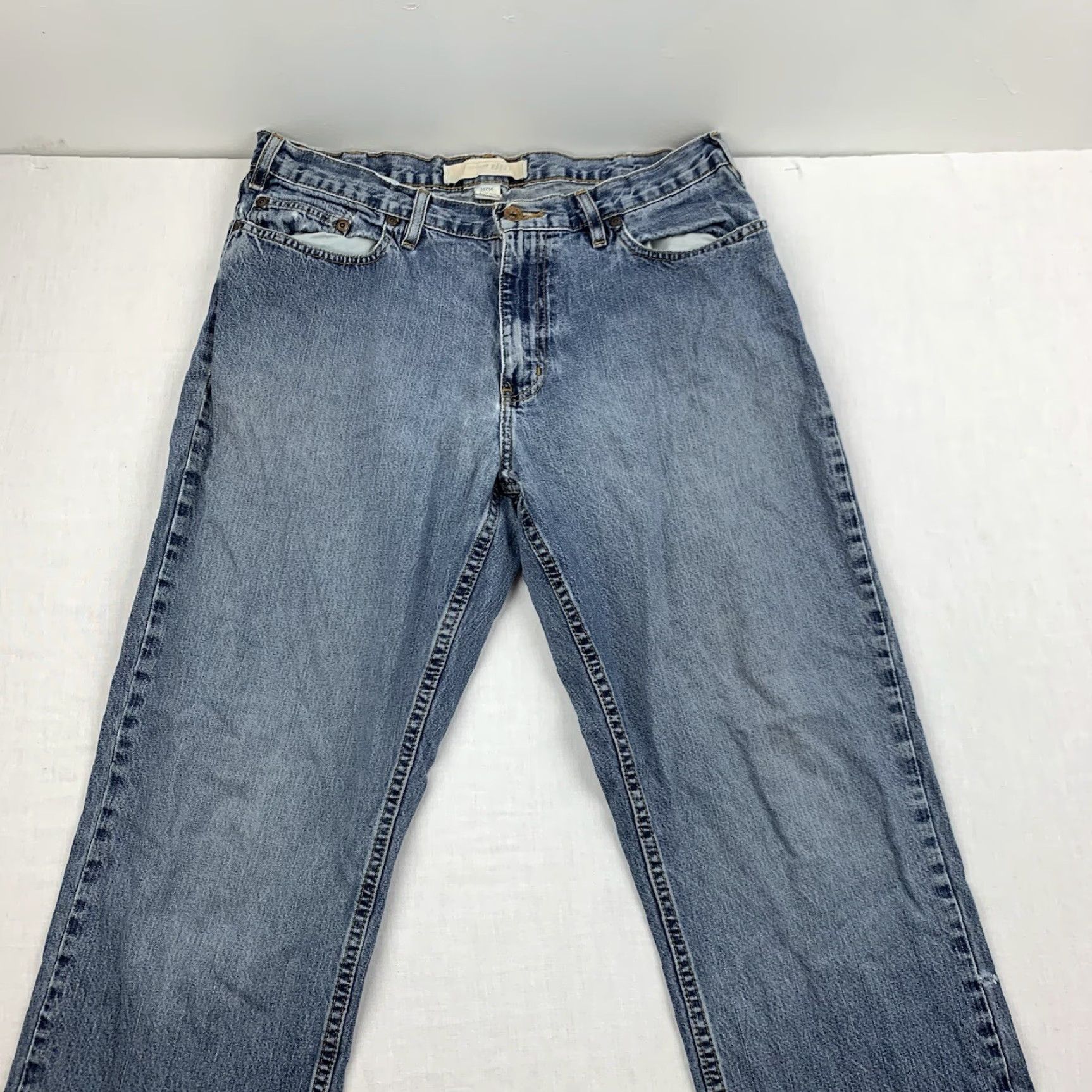 Vintage VINTAGE Urban Pipeline Jeans Adult 34x34 Blue Grunge Y2K Thrashed Faded Size US 34 / EU 50 - 4 Thumbnail