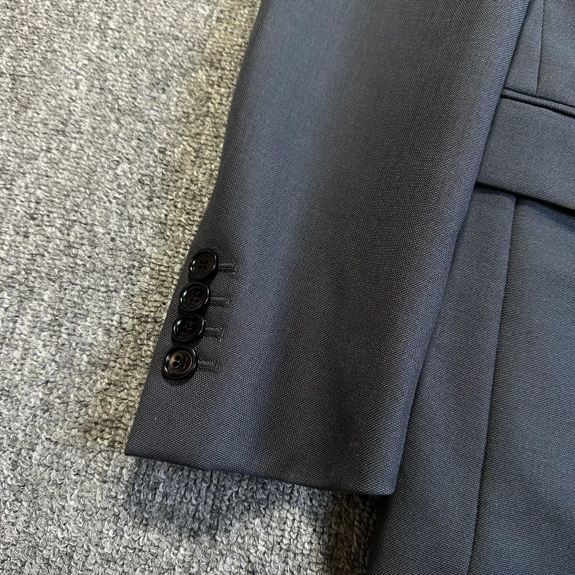 Dior dior men fog blue satin suit jacket Size US M / EU 48-50 / 2 - 2 Thumbnail
