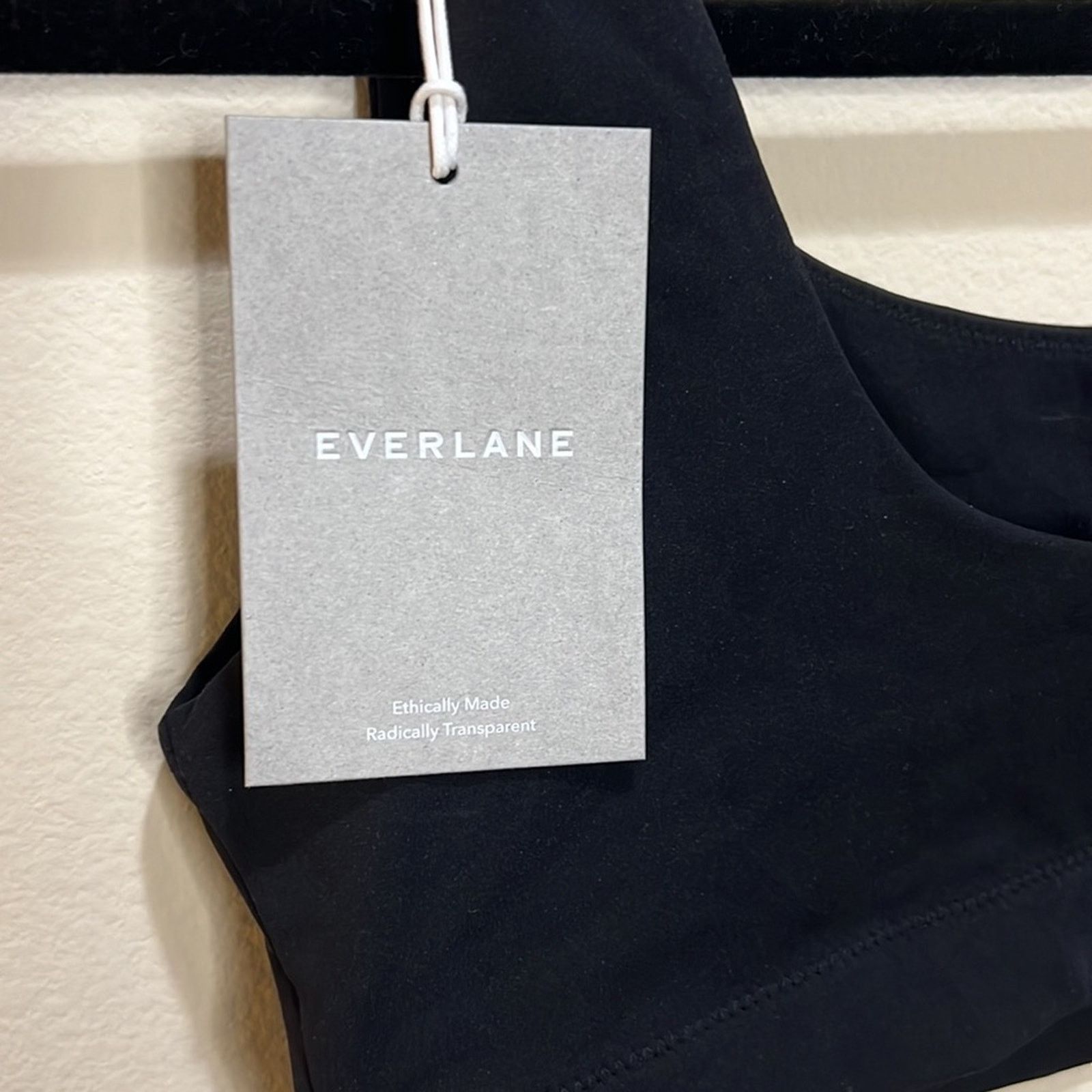 Everlane Everlane The Perform Bra - Black Size XS Size ONE SIZE - 6 Thumbnail