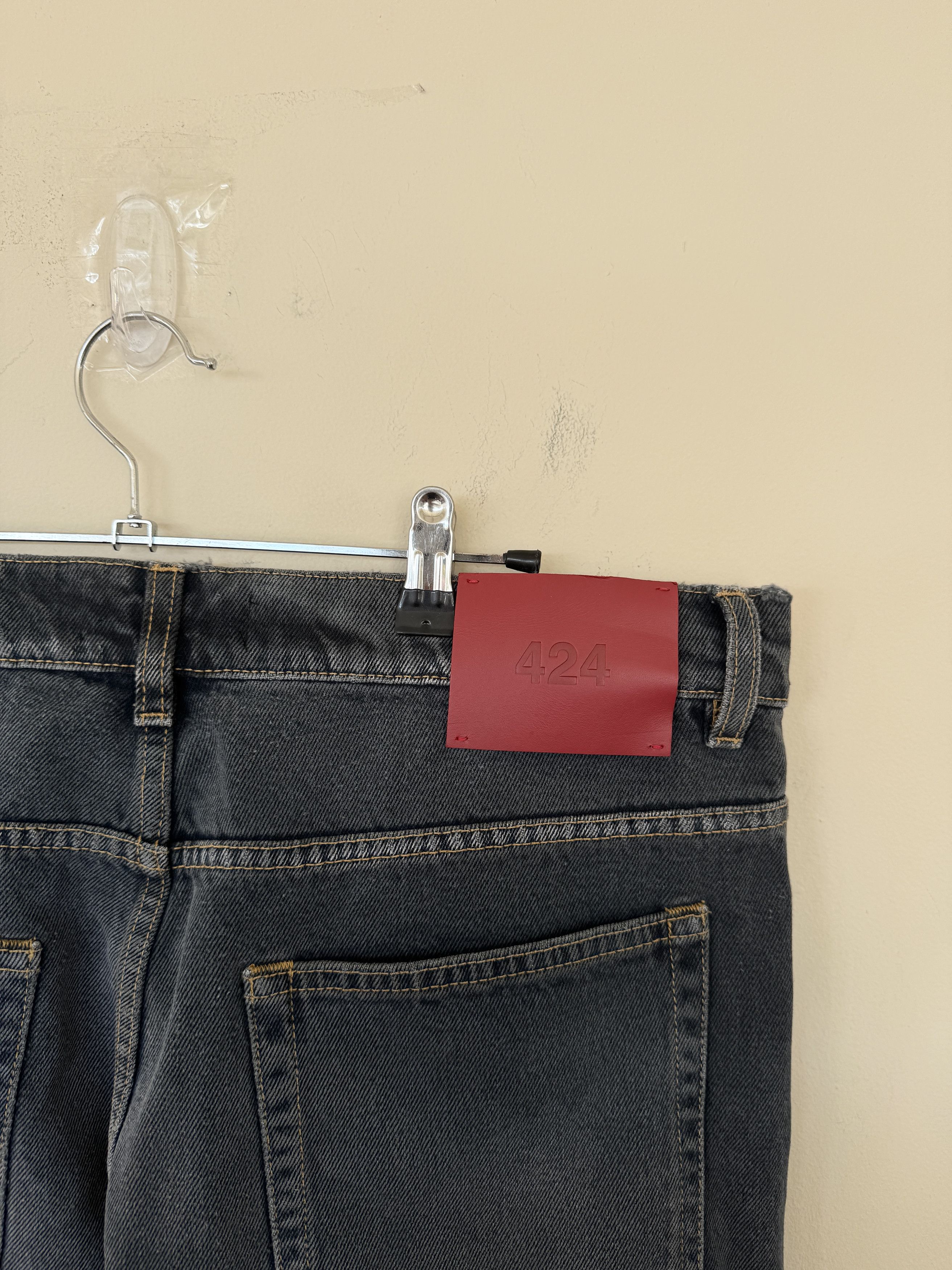 424 424 Gray Wash Denim NWT Size US 34 / EU 50 - 12 Thumbnail