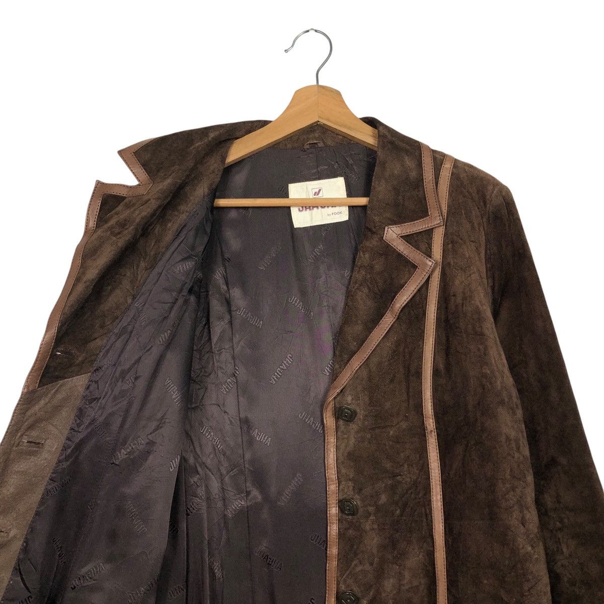 Japanese Brand 📌Vintage Long Biker Leather Jacket Jha-Jha Japan Size US M / EU 48-50 / 2 - 14 Thumbnail
