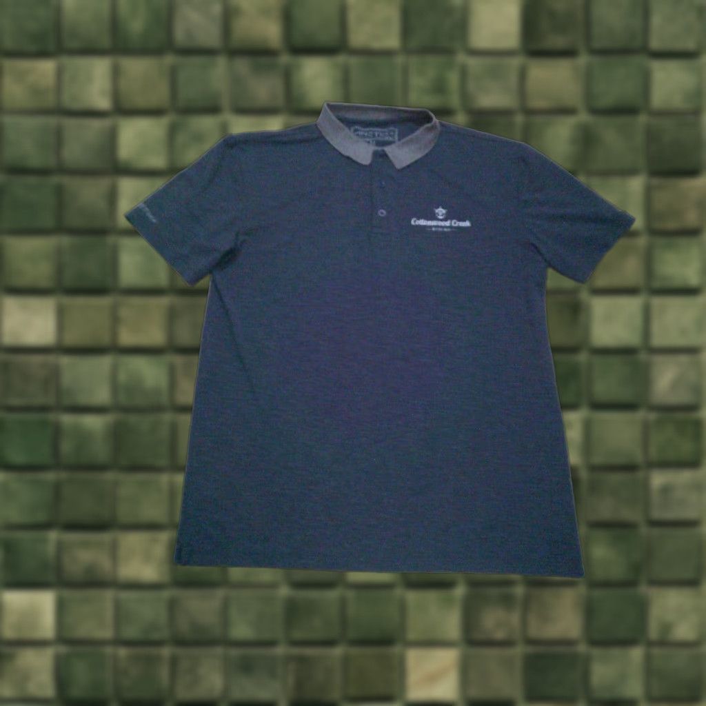 Vintage Anetik Polo Shirt Mens Medium Blue Cottonwood Marina UPF 30 Shirt Mens Blue Polo UPF 30 Beach Sports Golf Short Sleeve Size US M / EU 48-50 / 2 - 1 Thumbnail