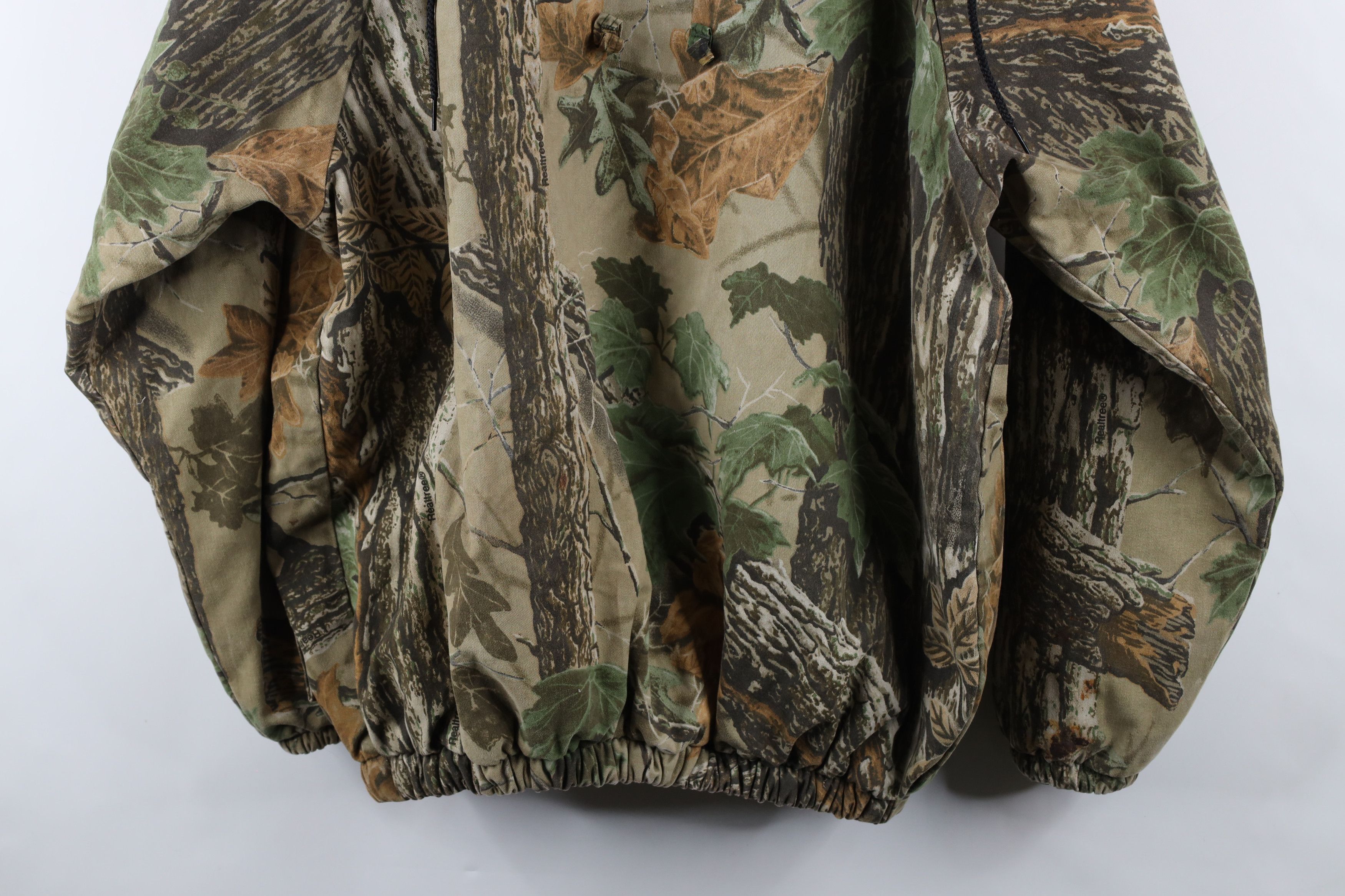 Vintage Vintage 90s Quilted Realtree Camouflage Hooded Jacket AS IS Size US XL / EU 56 / 4 - 16 Thumbnail