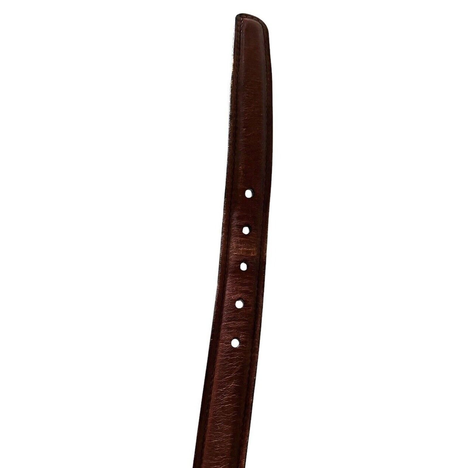 Neiman Marcus Neiman Marcus Brown Leather Handfinished Veal Sides Belt 36 Size 36 - 7 Thumbnail