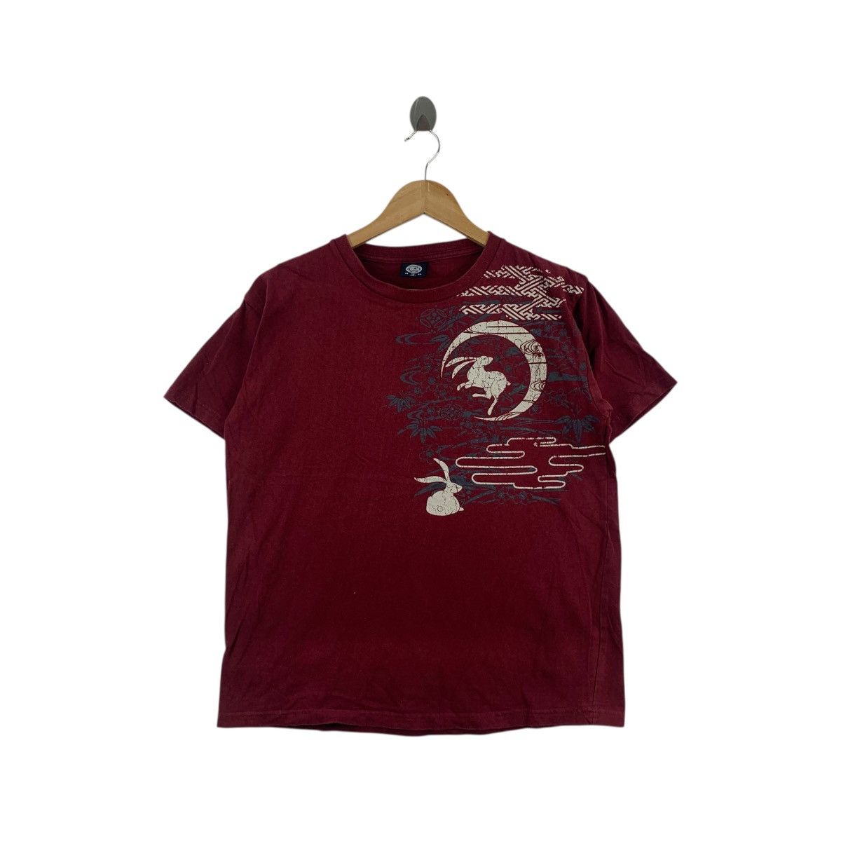 Vintage Vintage JAPAN MOON RABBIT Folklore Cloud Nine Tee Shirt Top Size M / US 6-8 / IT 42-44 - 1 Thumbnail
