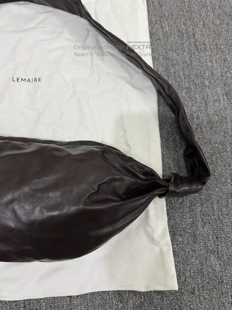Lemaire LEMAIRE 2026 medium dark-chocolate paper bag i Size ONE SIZE - 6 Thumbnail