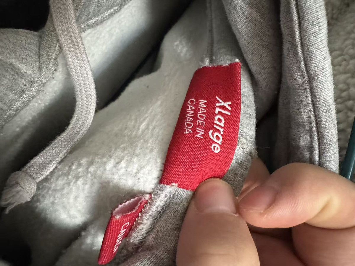 Supreme Supreme fw12 red on grey box logo hoodie hooded sweatershirt Size US XL / EU 56 / 4 - 6 Thumbnail