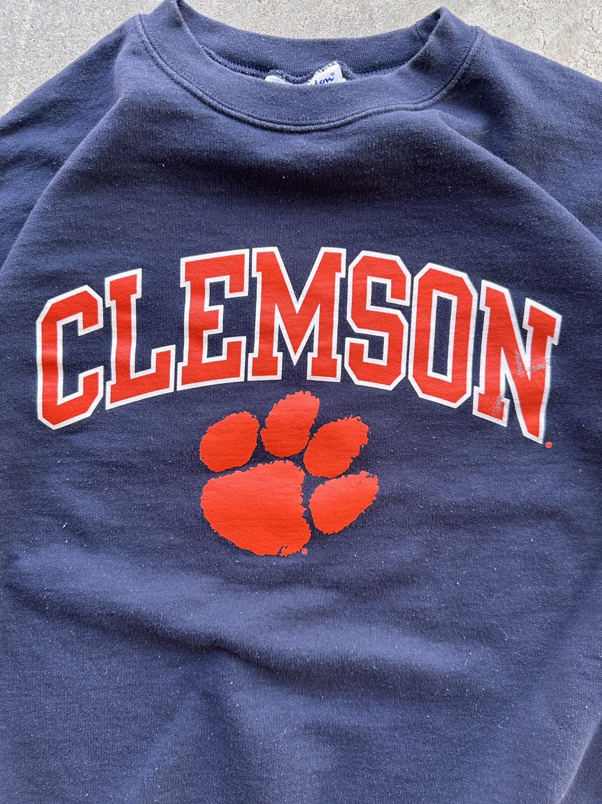Champion × Vintage Y2K Clemson SEC Football Sweatshirt Size US XL / EU 56 / 4 - 2 Thumbnail