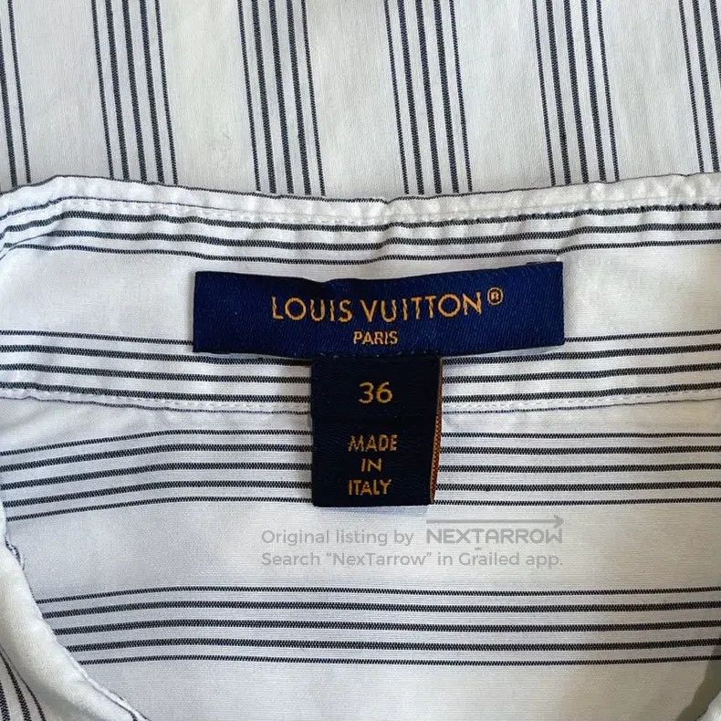 Louis Vuitton Louis Vuitton Classic striped patchwork shirt Size XS / US 0-2 / IT 36-38 - 5 Thumbnail