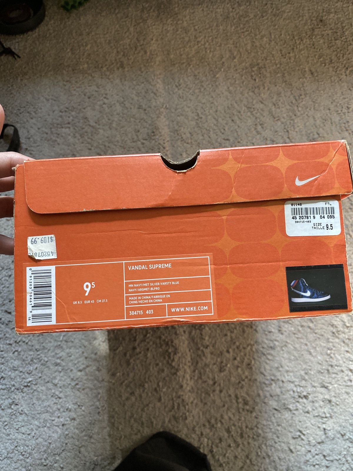 Nike Vandal Supreme 2004 Size US 9.5 / EU 42-43 - 3 Thumbnail