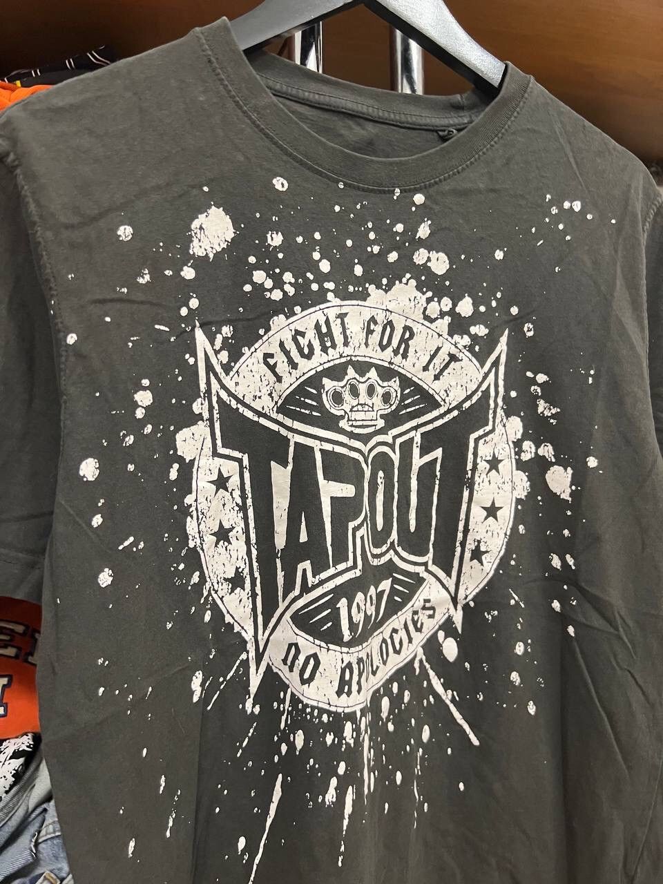 Affliction × Tapout Y2K Affliction All Over Print Graphic T Shirt Tee Size US L / EU 52-54 / 3 - 5 Thumbnail