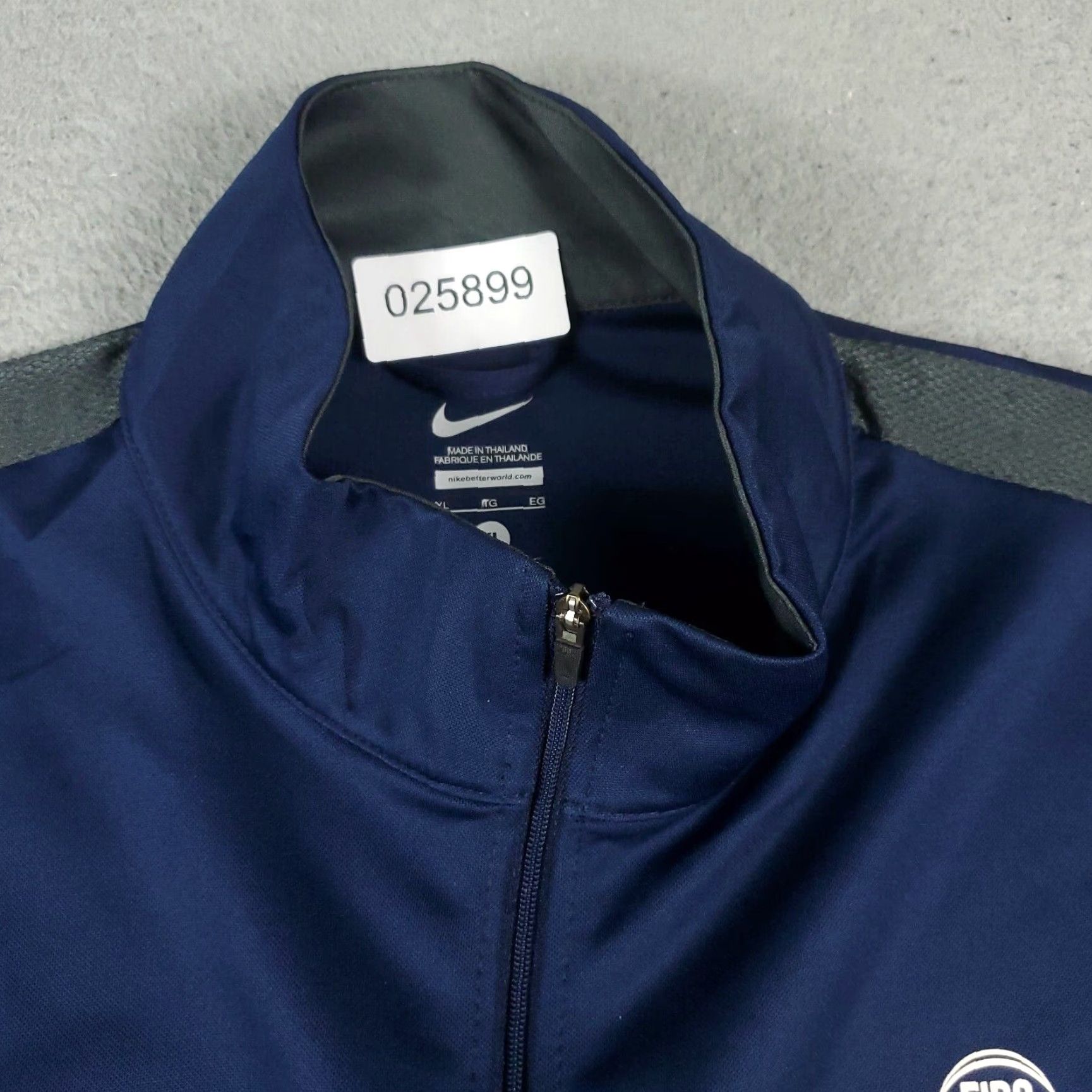 Nike Nike Jacket Adult XL Blue FIBA Americup Full Zip Up Track Size US XL / EU 56 / 4 - 3 Thumbnail
