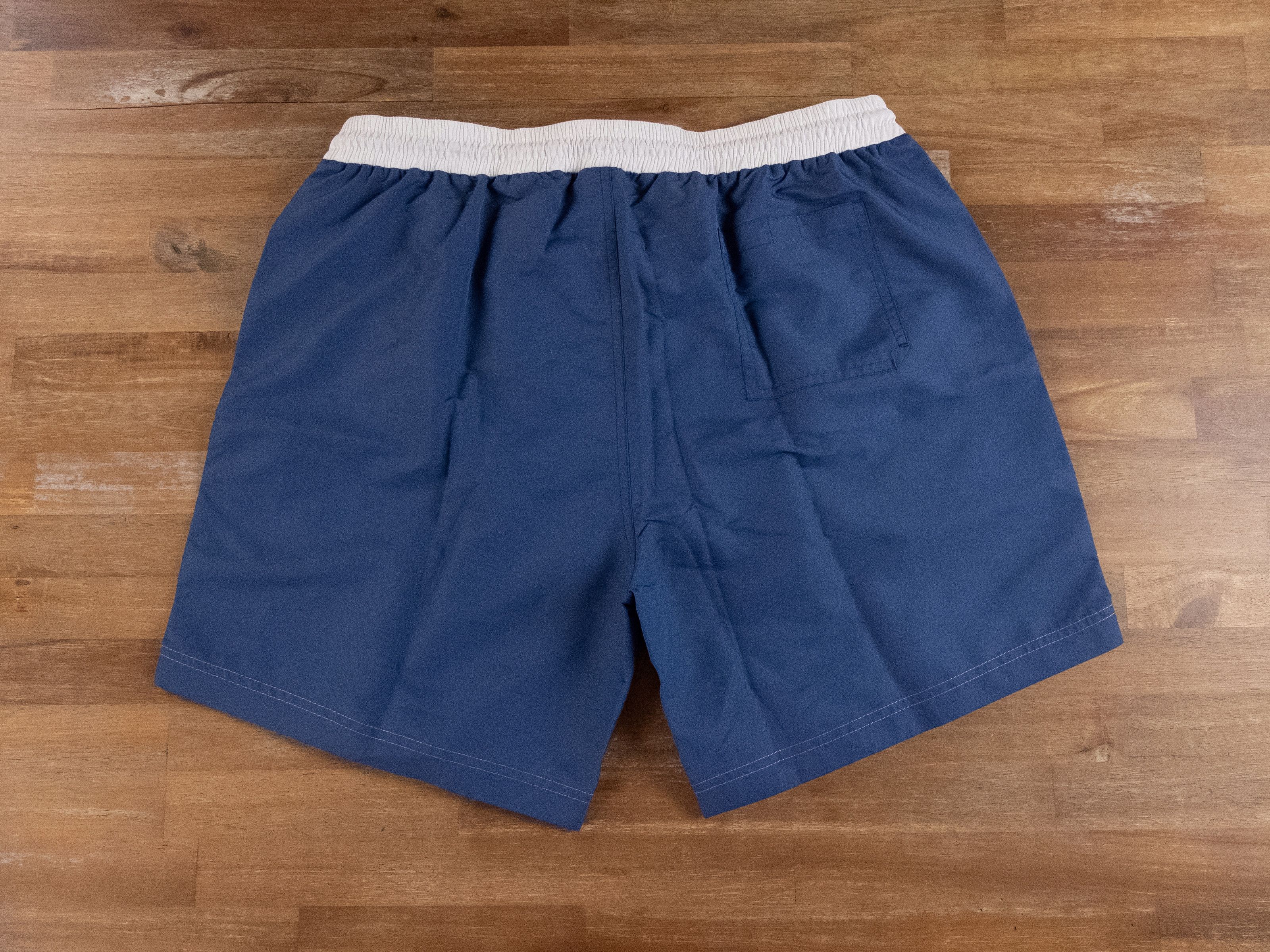 Brunello Cucinelli BRUNELLO CUCINELLI blue logo swim shorts XL authentic Size US 36 / EU 52 - 6 Thumbnail