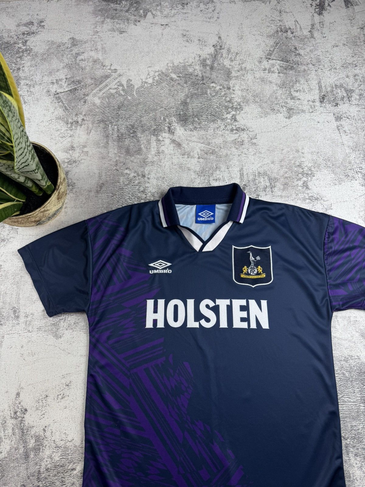 Umbro Tottenham HotSpur 1994 1995 Men’s Umbro Away Soccer Football Shirt Jersey Polo Size US M / EU 48-50 / 2 - 4 Thumbnail