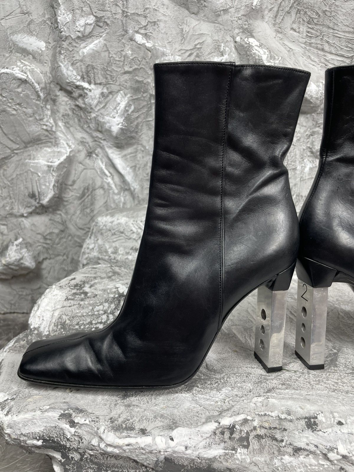 Rick Owens Vintage Y2K Grunge Heels Maison Margiela Rick Owens Style Size US 8.5 / IT 38.5 - 12 Thumbnail