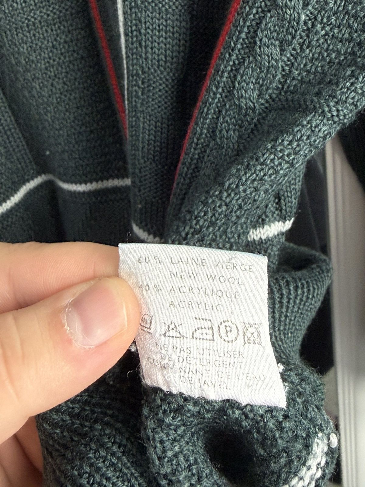 Lacoste Vintage Lacoste Wool Sweater Cable Knit Sweater Size: 6 Size US XL / EU 56 / 4 - 10 Thumbnail