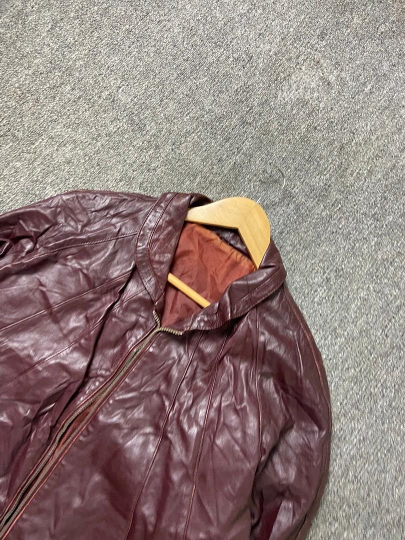 Japanese Brand ECHTES LEDER Bomber Style Leather Jacket (197) Size US XS / EU 42 / 0 - 10 Thumbnail