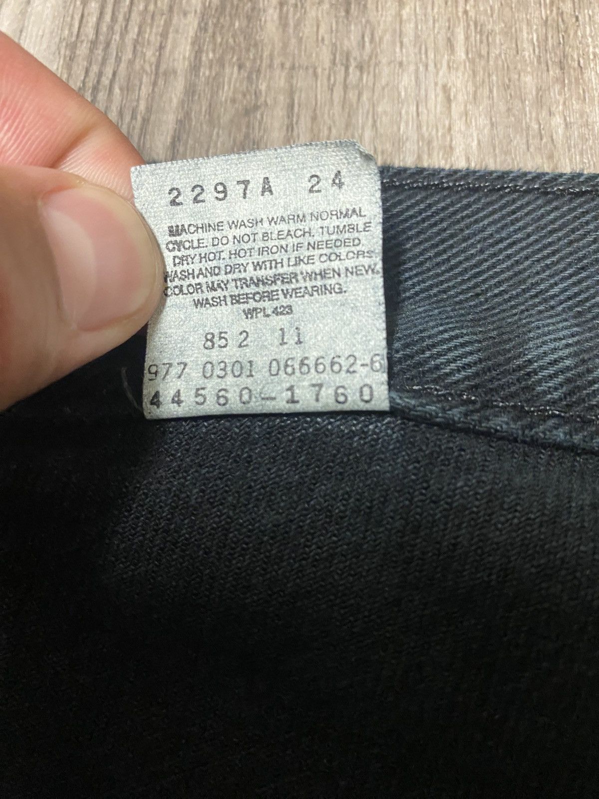 Levi's Vintage 90’s Black Levi’s Sliver Tab Baggy Denim Jeans Y2K Size US 32 / EU 48 - 6 Thumbnail