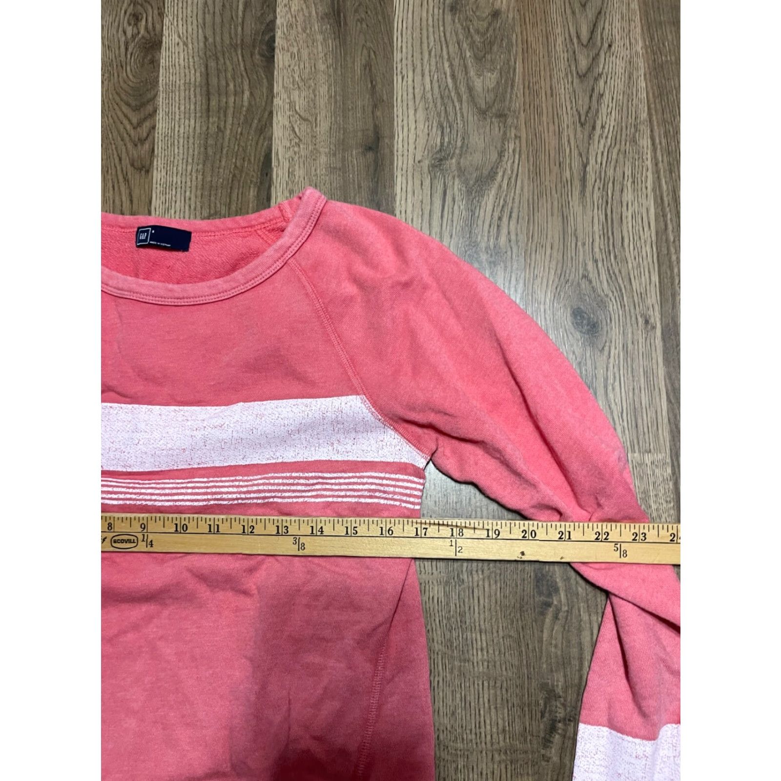 Gap Gap Sweater, Women, Size Small, Pink White, Pullover, Long Sleeve, Knit, Regular Fit, Gap, Casual, Fall Spring Summer, Women’s Shirt? Size S / US 4 / IT 40 - 5 Thumbnail