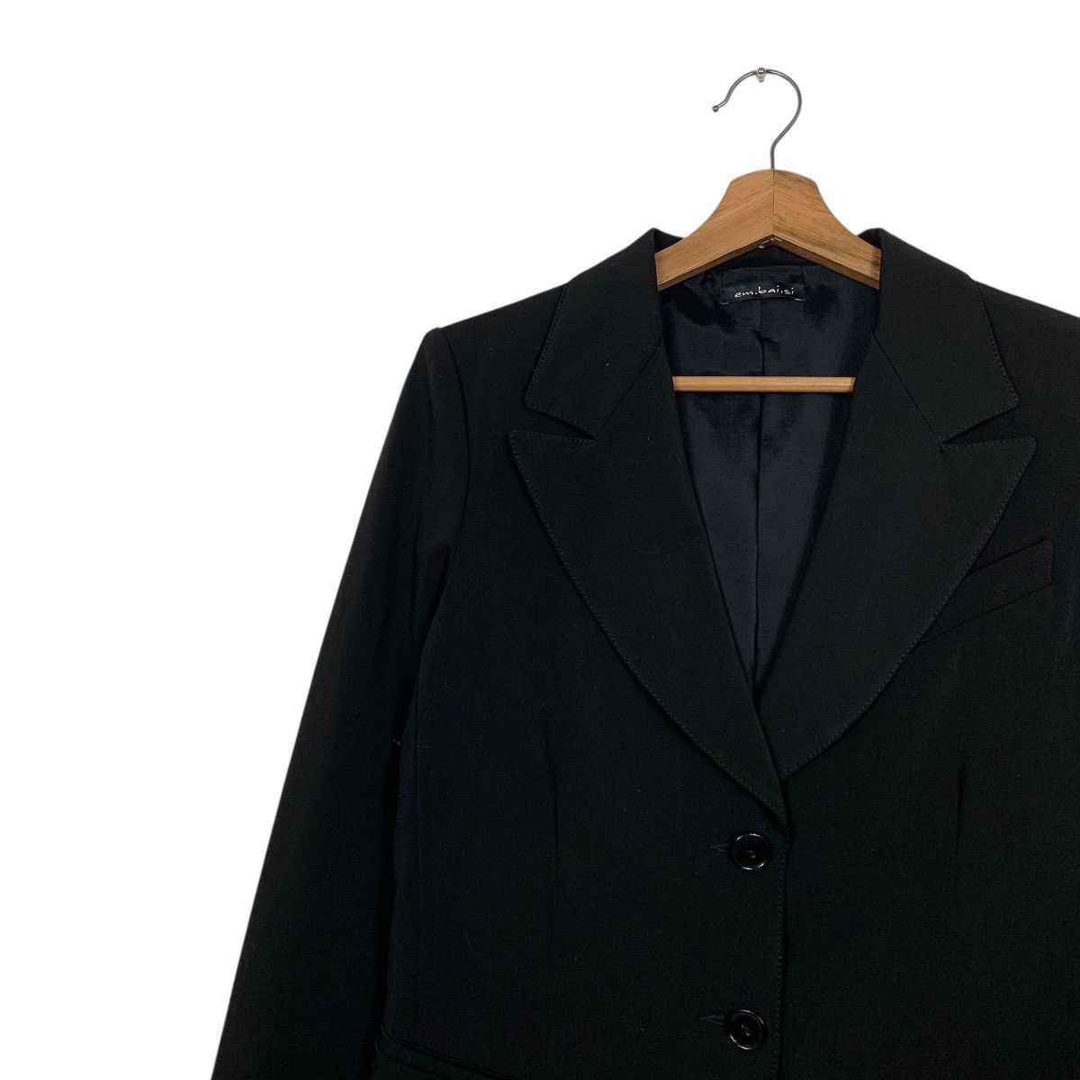 Other Made In Italy Embaisi Black Jacket Size M / US 6-8 / IT 42-44 - 6 Thumbnail