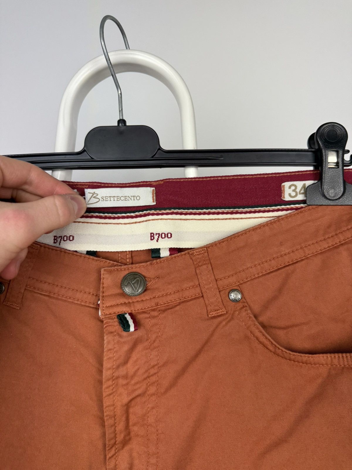 Other New Settecento B700 Ricamo Chino Pant Size US 34 / EU 50 - 5 Thumbnail