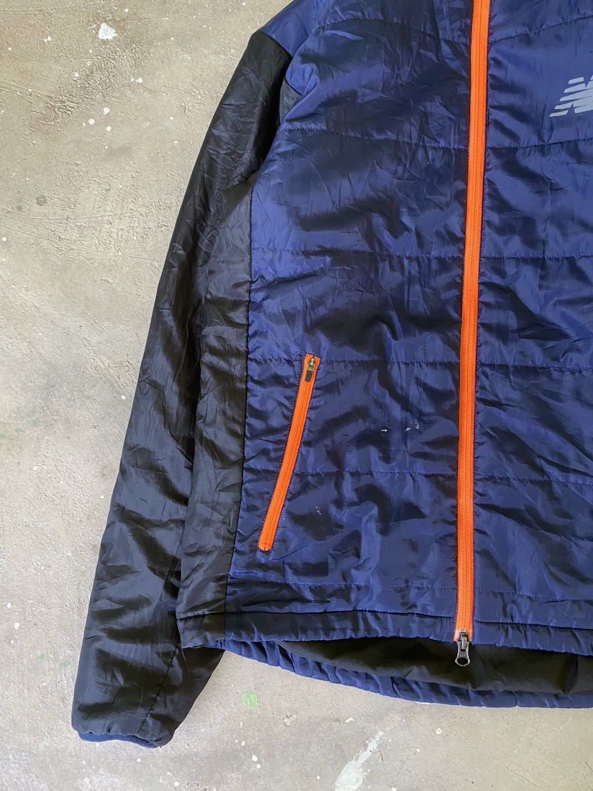 New Balance New Balance Hooded Puffer Jacket Navy Orange Size US M / EU 48-50 / 2 - 4 Thumbnail