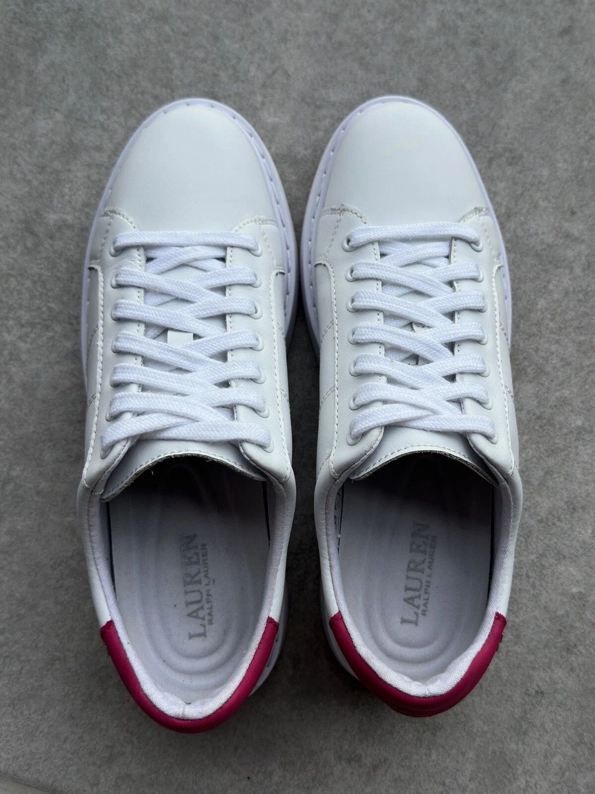 Polo Ralph Lauren Lauren Ralph Lauren Angeline II Leather Shoes Sneakers Size US 8.5 / IT 38.5 - 3 Thumbnail