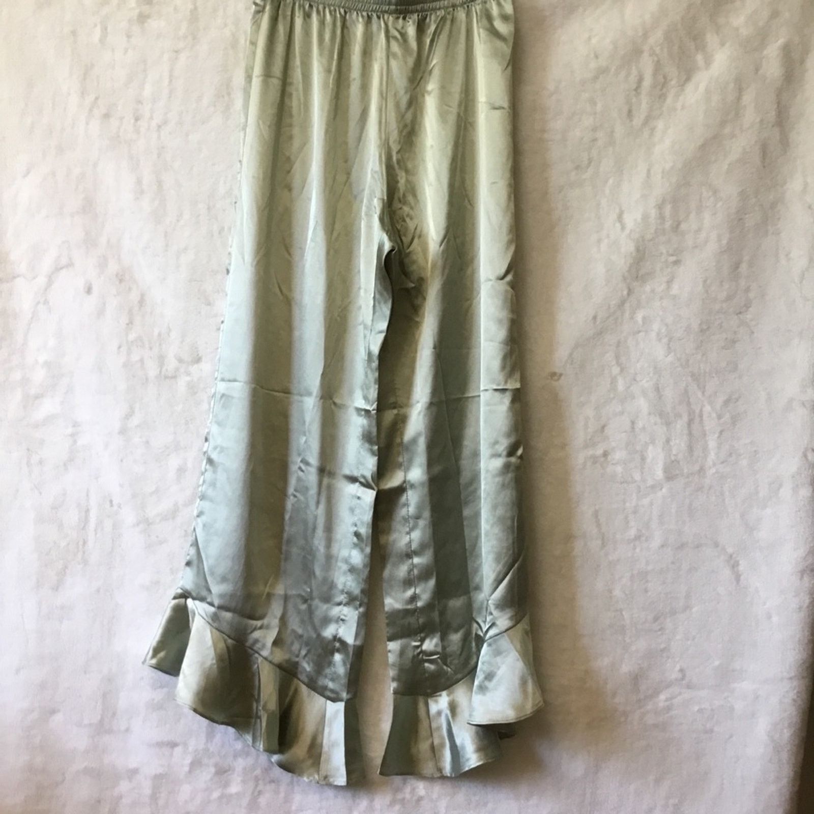 Other AW Bridal Sage Green 3-Piece Pajamas Set Size ONE SIZE - 6 Thumbnail