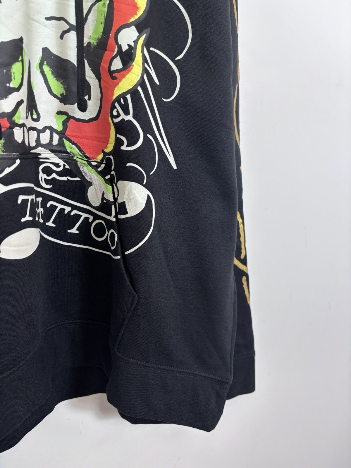 Ed Hardy Ed Hardy NWT Men’s Y2K Big Skull Tattoo Logo Black Hoodie Size US XXL / EU 58 / 5 - 9 Thumbnail