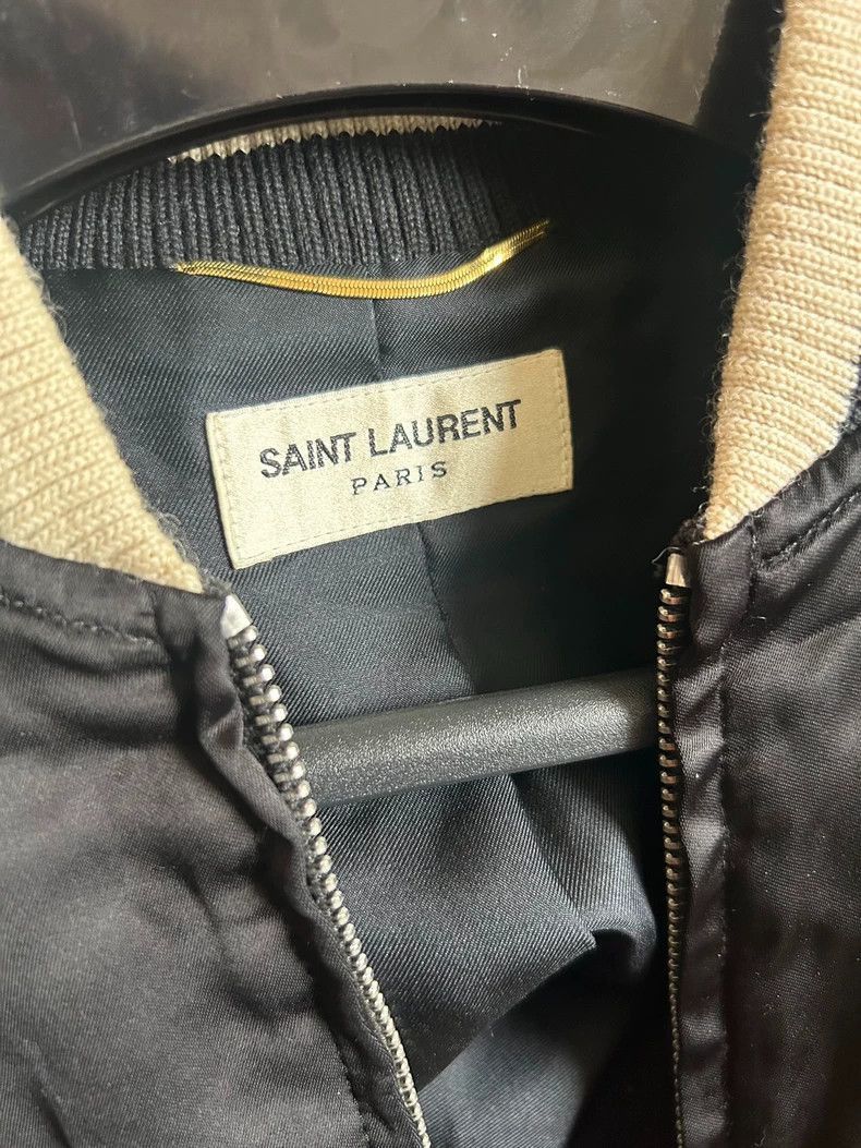 Saint Laurent Paris Saint Laurent Paris Saint Laurent Black and White Satin Ja Size XS / US 0-2 / IT 36-38 - 5 Thumbnail