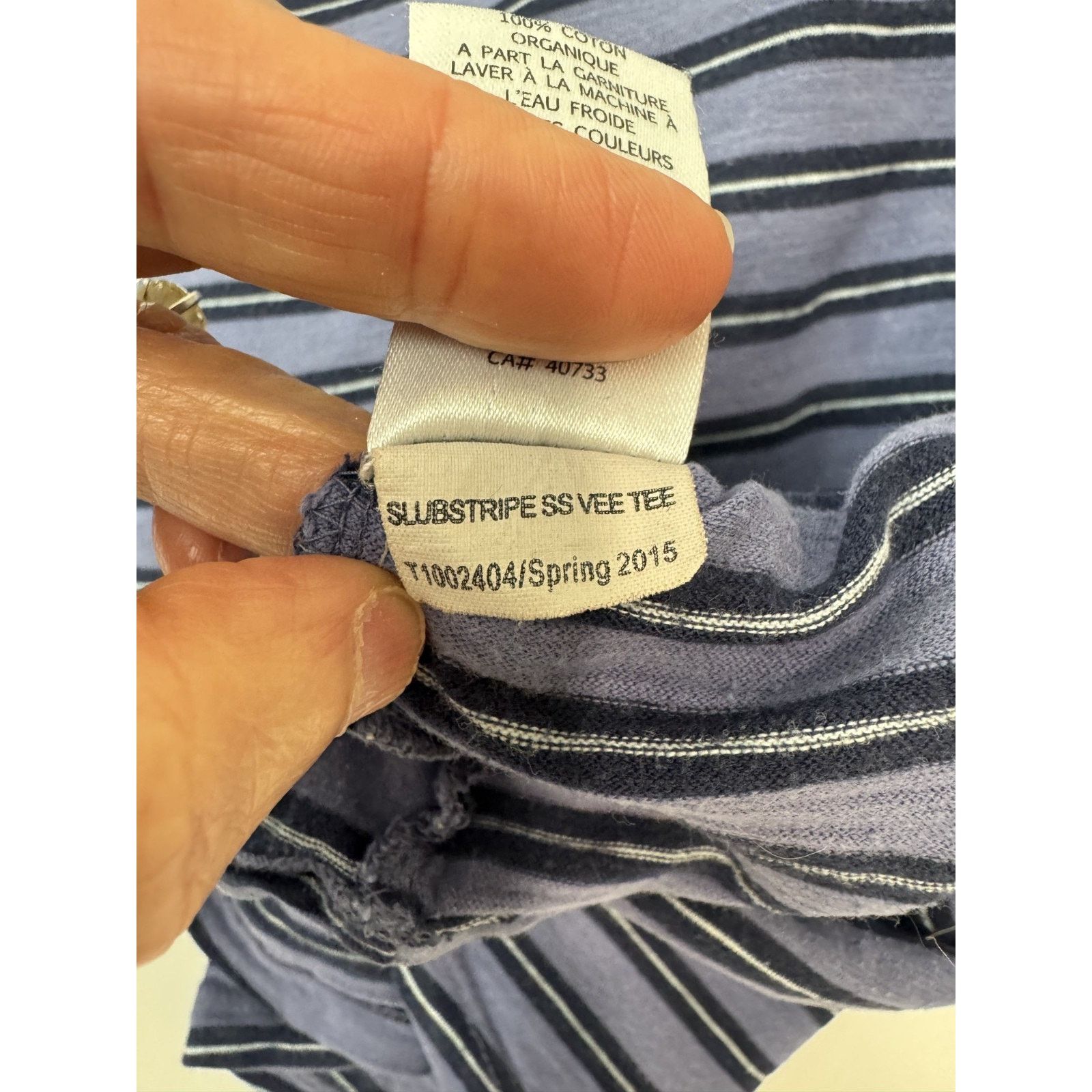 Toad&Co Toad & Co. Women's 100% Organic Cotton Tee Grunge Size L / US 10 / IT 46 - 7 Thumbnail