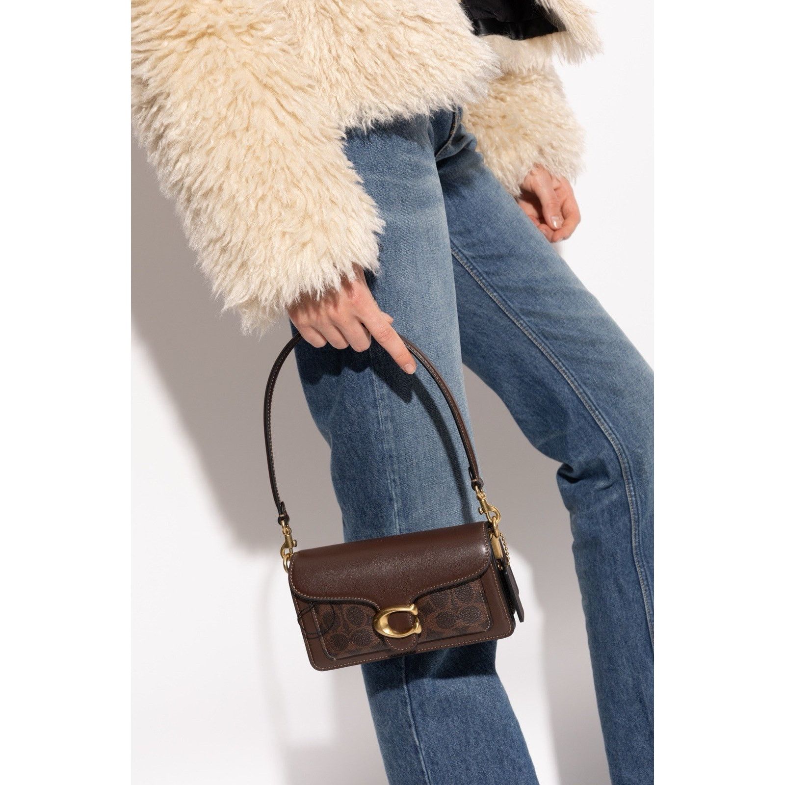 Coach NWT Coach Tabby Shoulder Bag 20 Canvas CY200 Brass/Maple Size ONE SIZE - 11 Thumbnail
